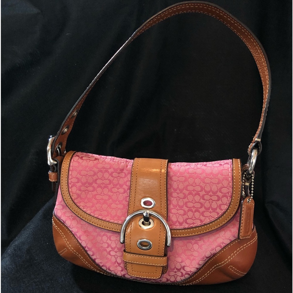 Authentic Soho pink Coach purse